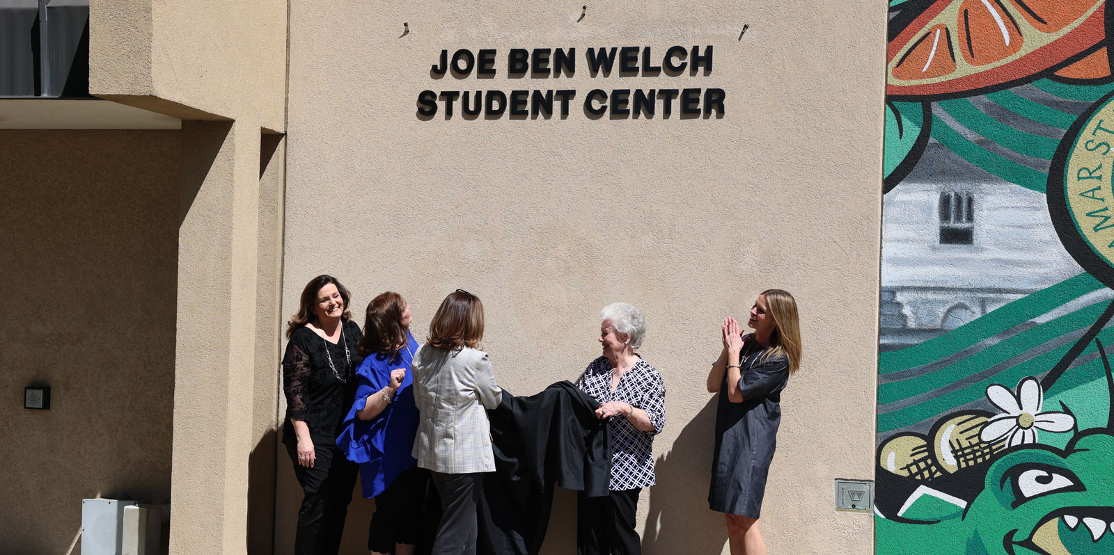 Family of Joe Ben Welch Reveal Name on Building