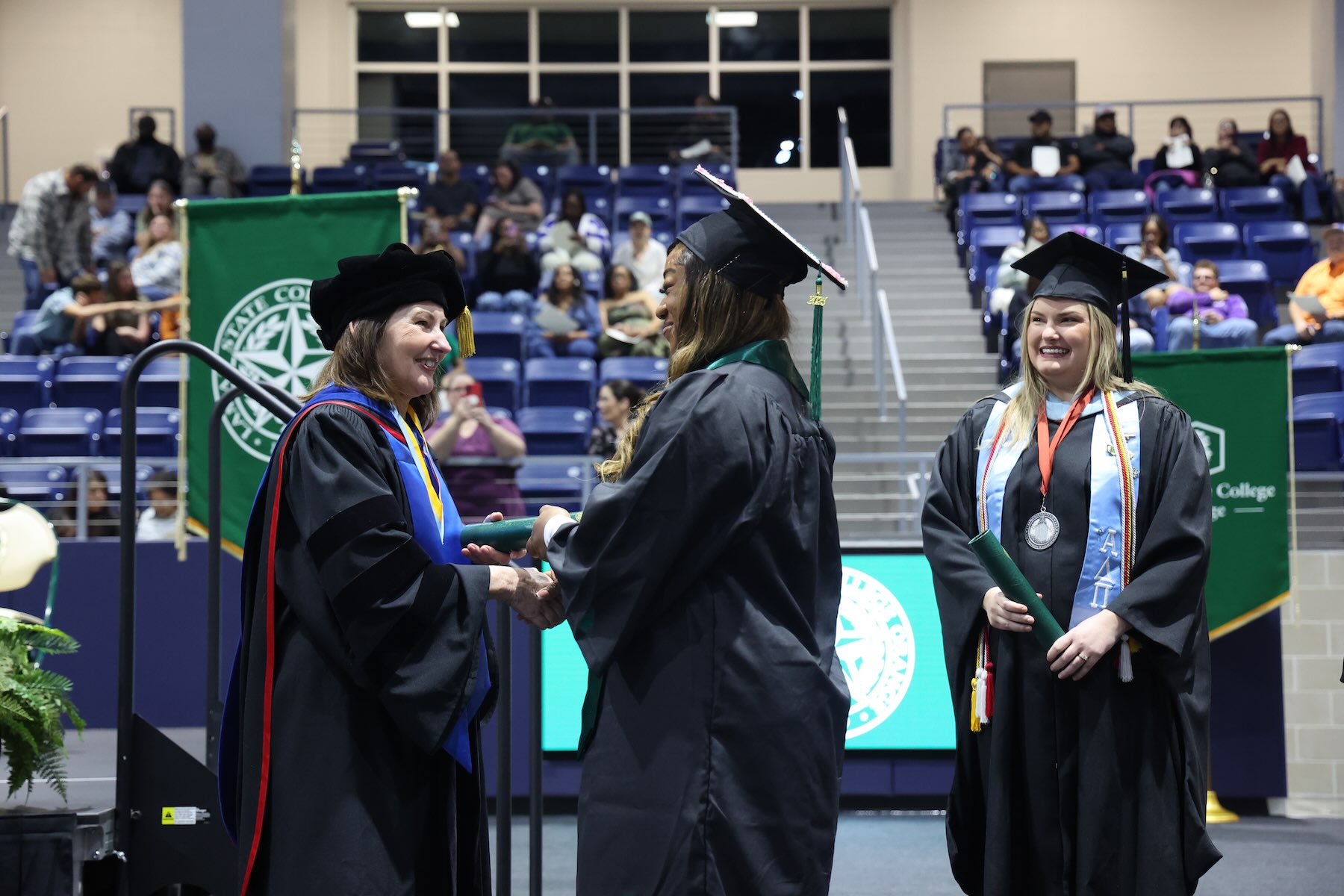 LSCO Graduate with Provost Skopek