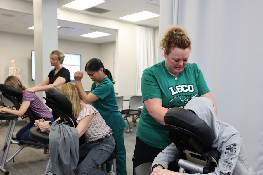 LSCO Massage Therapy Students