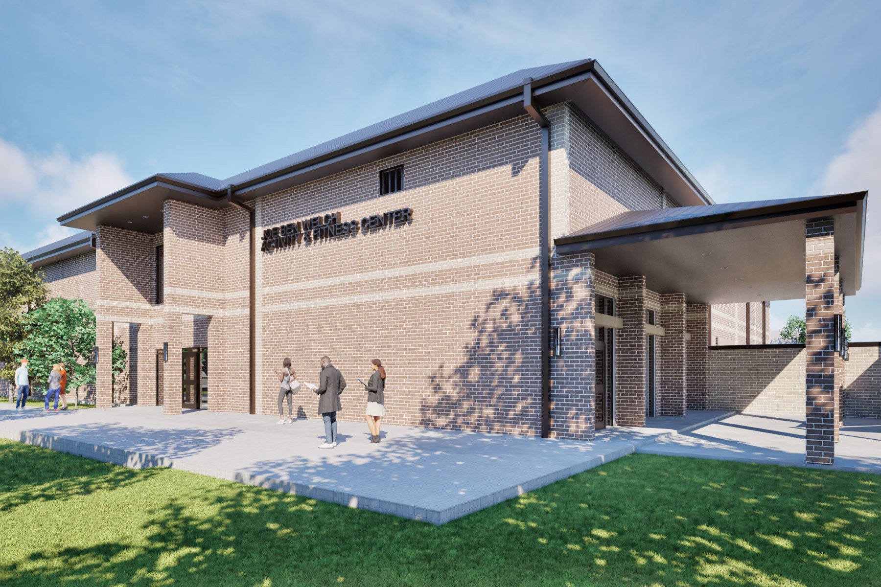 Welch Center renovation rendering