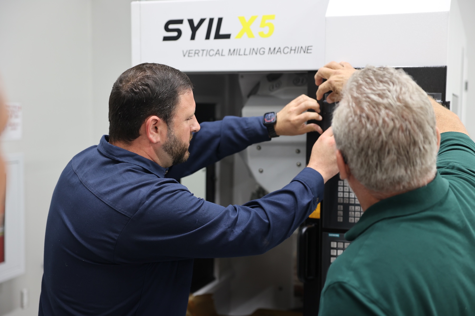 LSCO and Dow employees explore new machinery for students