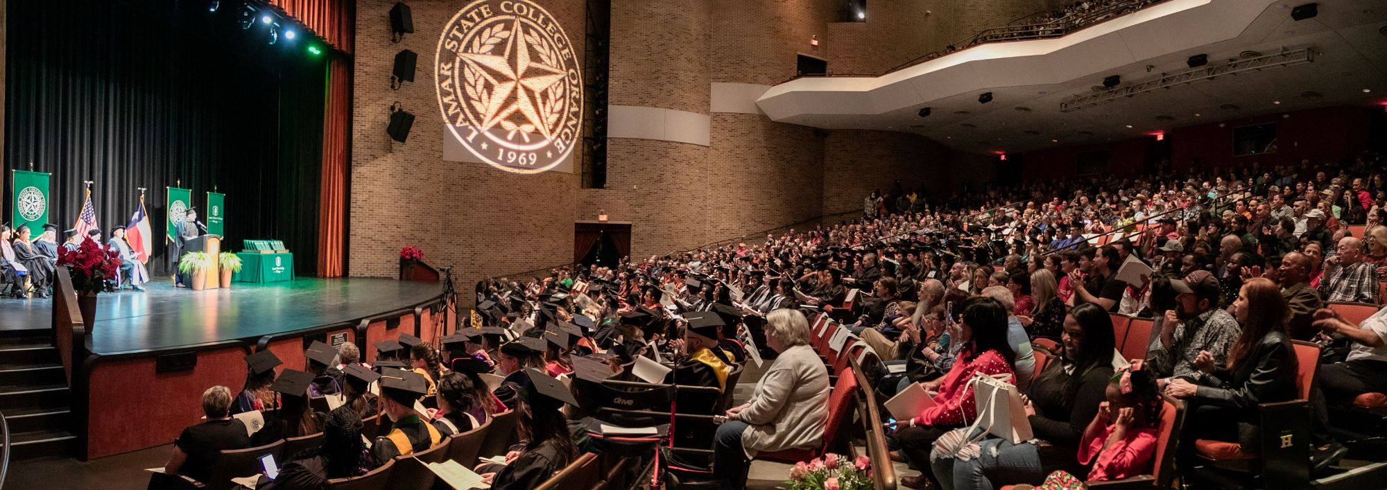 LSCO Fall 2023 photo of stage and crowd