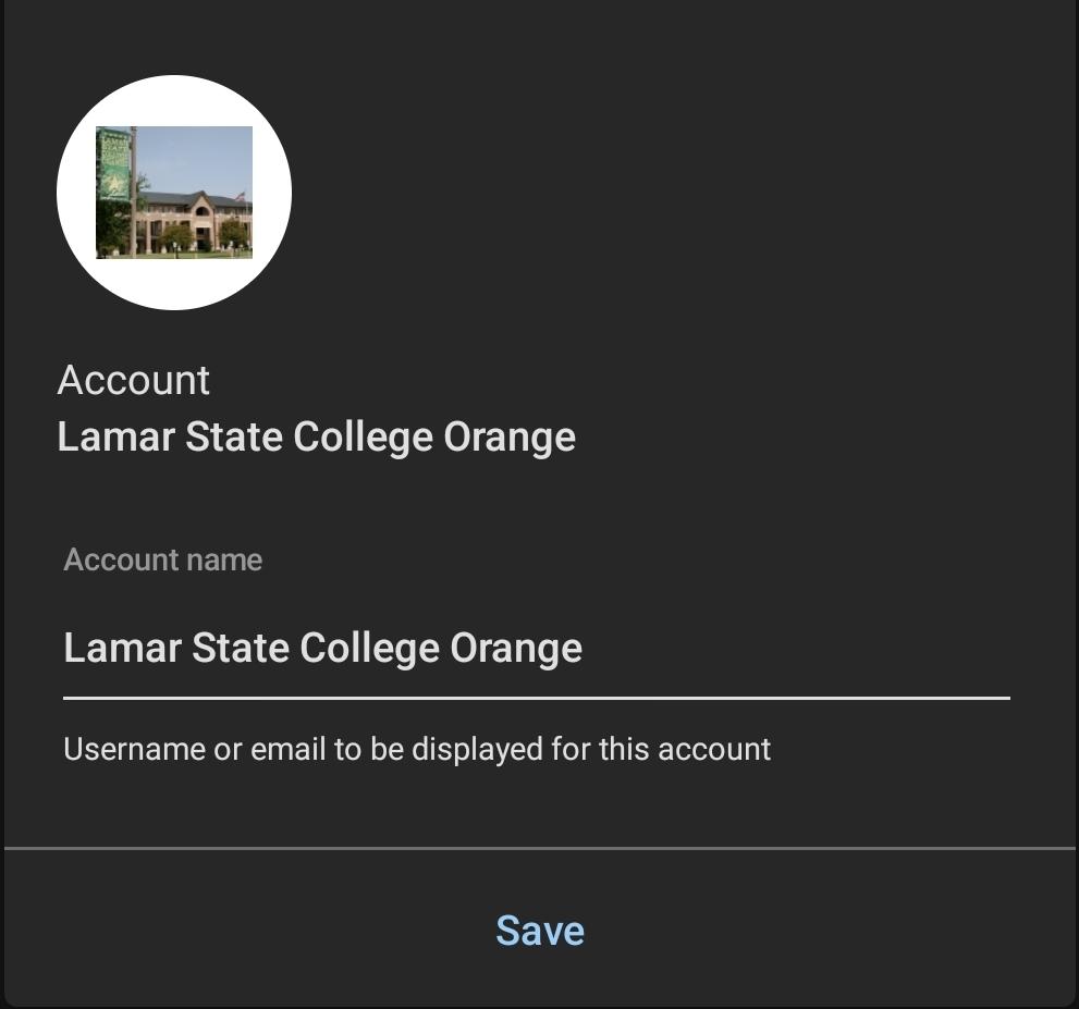 LSCO Account in Duo Mobile App