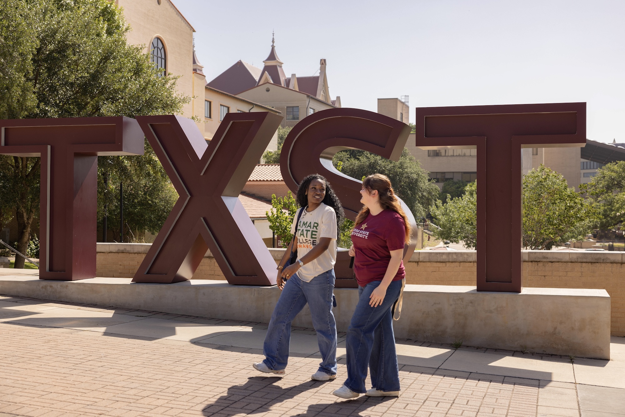 LSCO at TXST students on campus
