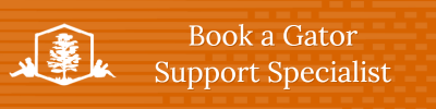Book a Gator Support Specialist 